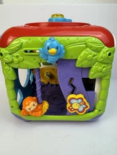 VTech Sort and Discover Activity Cube Red~ Tested~ Works 