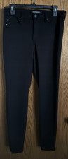 Liverpool Los Angeles Black Skinny Knit Pants Stretch Jeggings Women's Sz 10/30