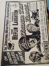 Sk267 Ephemera 1961 Film Advert Under Ten Flags Van Heflin