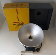 KODAK BROWNIE FLASHOLDER REFLEX CON SCATOLA Synchro model vintage flash