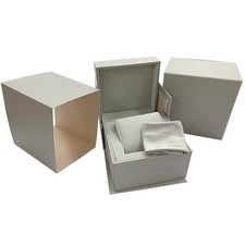 New Michele Watch Box Set with Manual Booklet Warranty card Cleaning Cloth