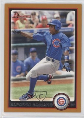 2010 Bowman Orange 92/250 Alfonso Soriano #105 g2u
