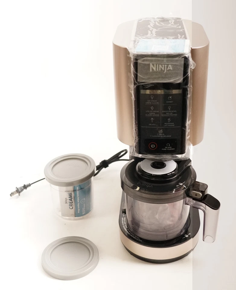 Ninja NC301 CREAMi Ice Cream Maker with 7 One-Touch Programs (Rose Gold)