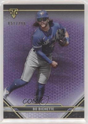 2021 Topps Triple Threads Amethyst 58/299 Bo Bichette #64 y5m