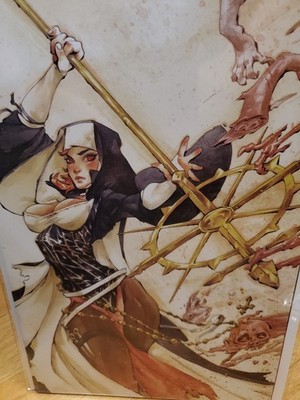 Marian Heretic #1 (BOOM! Studios October 2025) ECGCE Exclusive! Chuma Hill Cover
