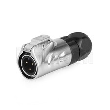 3 Pin Male Quick Connect Waterproof In-Line Power Connector