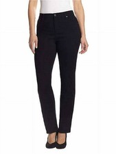 Gloria Vanderbilt Amanda High Rise Tapered Leg Jeans Rinse Noir Size 6P NWT