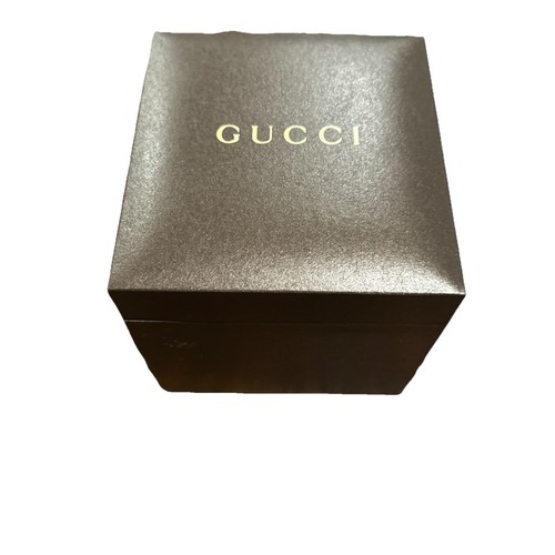 GUCCI leere Uhrenbox braun & grau innen