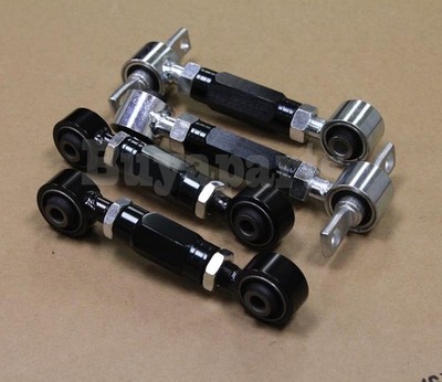 GEN2 BLACK BILLET REAR UPPER ADJUSTABLE CAMBER+ TOE ARM KIT 94-01 ACURA INTEGRA
