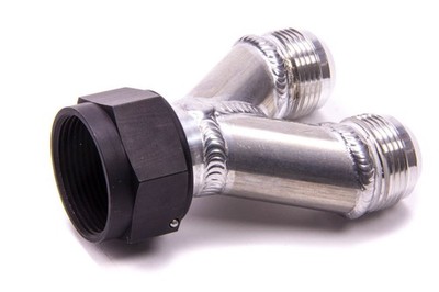 Peterson Fluid Systems Y-Manifold 20an Female Swivel To 2 - 16an Male