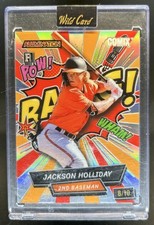 2024 Wild Card Alumination Just The Hits Jackson Holliday Comix Rookie Red #/10