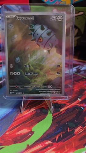 Pokemon Ferroseed 148/86 White Flare Illustration Rare NM Near Mint TCG