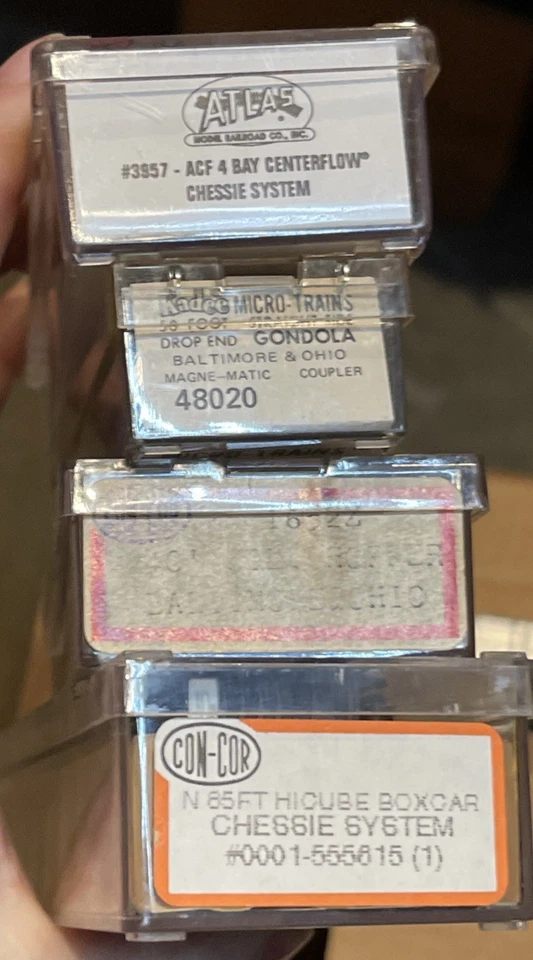 6 Baltimore & Ohio #A9 B&O Freight Cars Hoppers C-7 Grading US Seller See Pics - Image 2 of 4