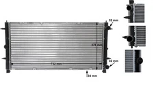 Mahle CR 398 000S radiator, engine cooling for VW