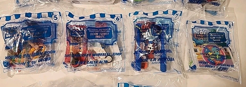 McDonald's Disney Pixar Toy Story 2019 4 juguetes Happy Meal conjunto completo 10 sellado Foto 3 de 4