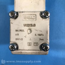 SMC VX220BJB 2-Way Media Solenoid Valve for Air USIP