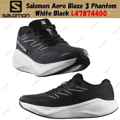Salomon Aero Blaze 3 Phantom White Black L47874400 Men's Size