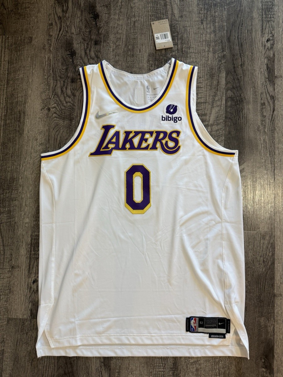 Russell Westbrook Los Angeles Lakers Nike Association Authentic