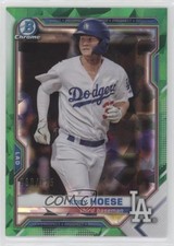 2021 Bowman Sapphire Edition Chrome Prospects Green Refractor Kody Hoese n1u