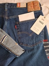 LeVI'S VINTAGE LVC 1955 501XX SELVEDGE FULL CUT JEANS 36"W x 32"L MADE IN JAPAN