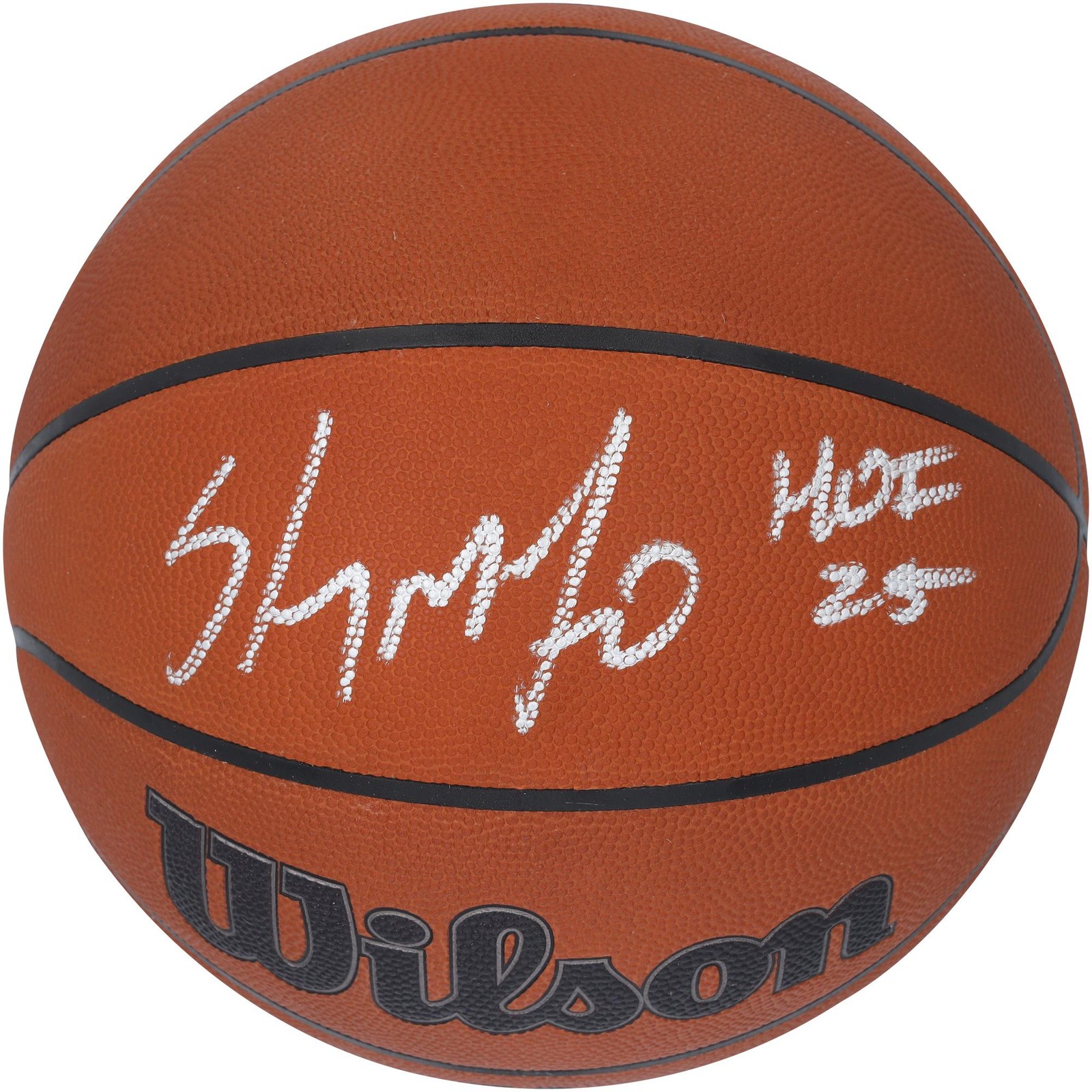 Carmelo Anthony Autographed Signed Denver Nuggets Wilson Official Game Basketball w/HOF Insc 