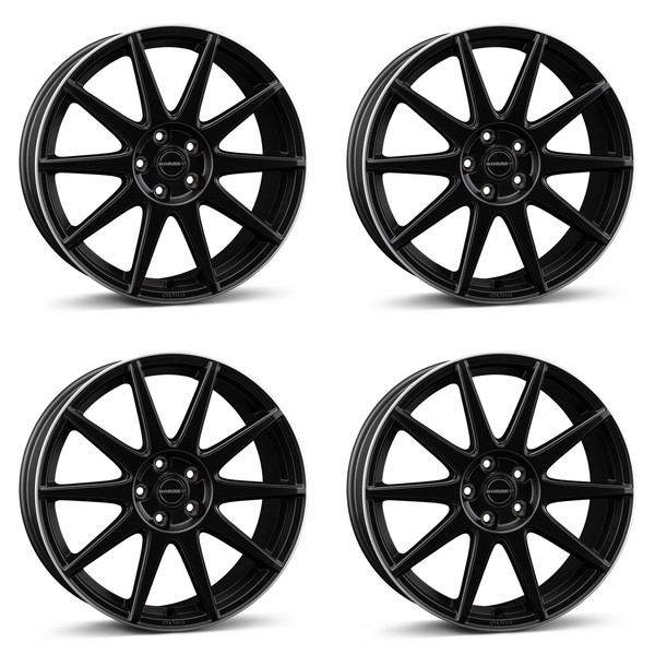 4 Borbet Felgen GTX 8.0X19 ET40 5X114.3 Swmsil FüR Dacia Duster-image