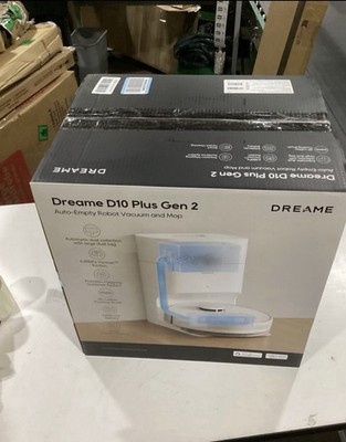 dreame D10 Plus Gen 2 Robot Vacuum and Mop, 90 day capacity self-emptying