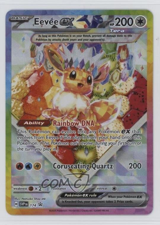 Eevee ex Pokémon Scarlet & Violet Black Star Promo #174