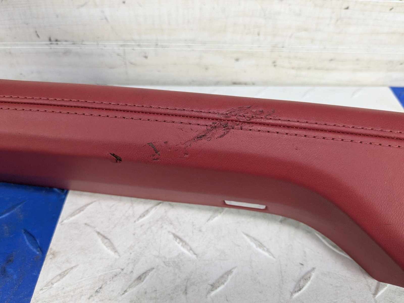 2017-2023 Audi R8 OEM Left & Right Door Panel Trim Set Red Carbon Fiber Harness