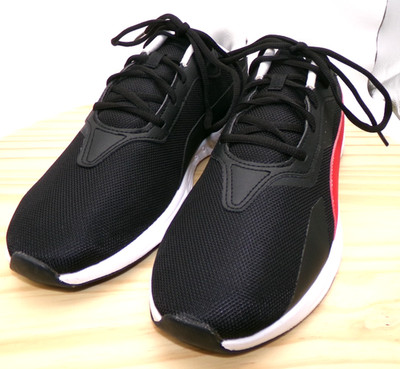 PUMA Scuderia Ferrari Tiburion Mens Sz 10.5 Black Sneakers Shoes 307515-04