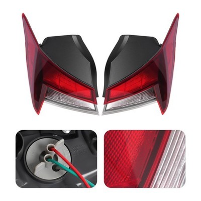 Left+Right Side Pair Tail Lights Rear Brake Lamps For 2021-2024 Hyundai Elantra