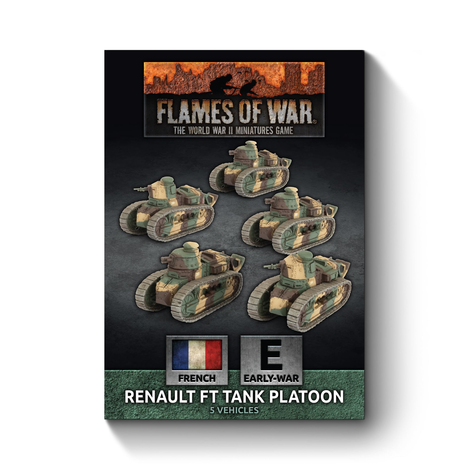 Flames of War French Renault FT Tank Platoon x5 10090₽