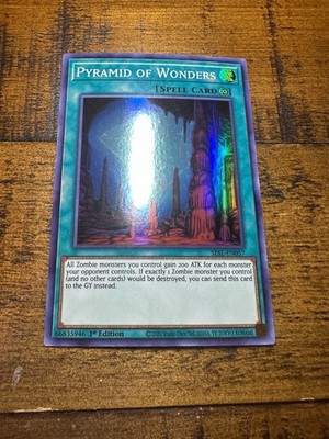 Pyramid of Wonders SESL-EN057 1st Edition Super Rare NM + BONUS
