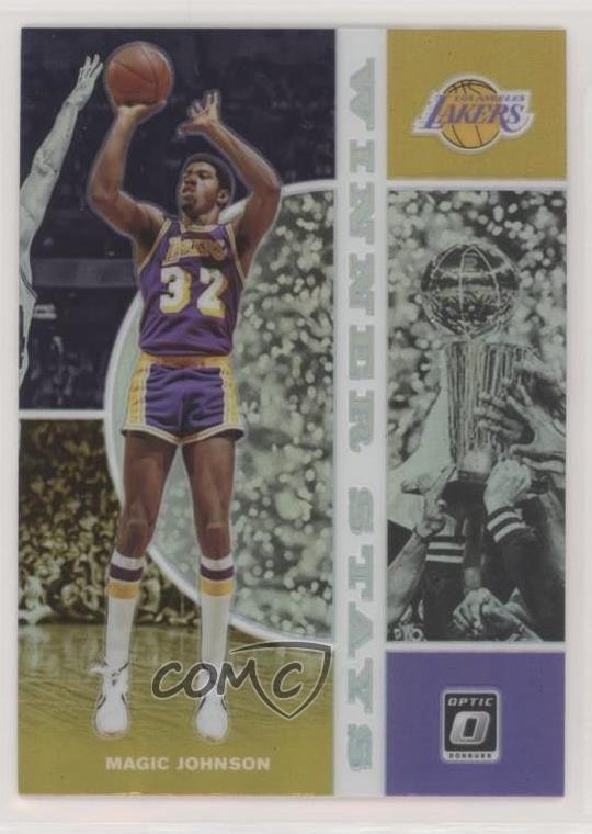 2019-20 Panini Donruss Optic Winner Stays Holo Prizm Magic Johnson #1 HOF 2r7
