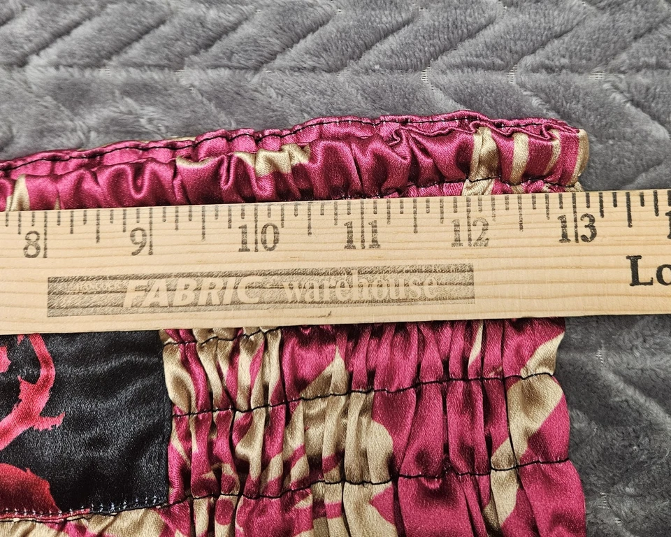 Muay Thai Boxing Shorts Red Fashion Flower Youth Size Large Training Fight MMA - Image 3 of 4