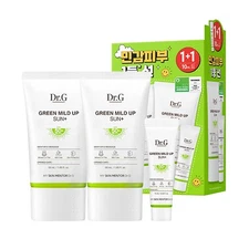 (U.S. Seller) Dr.G Green Mild Up Sun+ SPF50+ PA++++ (50ml (2ea) + 10ml)