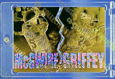 Ken Griffey Jr. Mark McGwire GOLD GAME BREAKER SCORE CARDINALS MARINERS MINT HOF