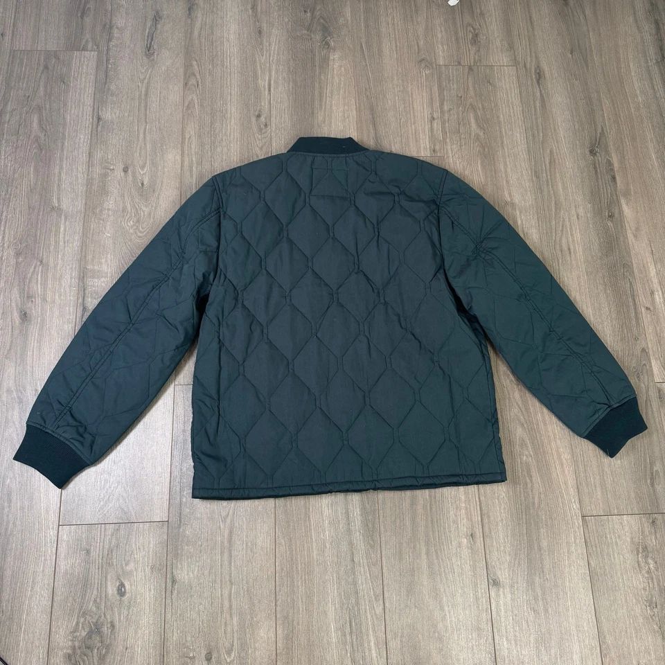 Chaqueta de Vuelo J Crew Acolchada Prima Loft Cremallera Completa EE. UU. Para Hombre L Nueva Foto 4 de 4