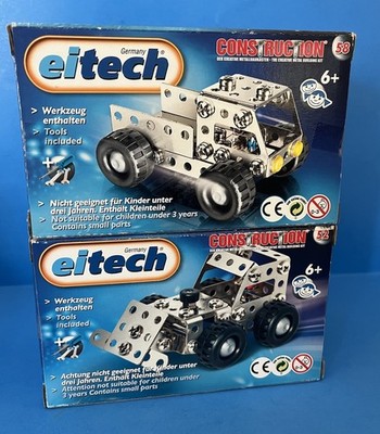 Eitech Germany Truck & Plow Construction Car Toy Set New In Boxes ~Set Of 2