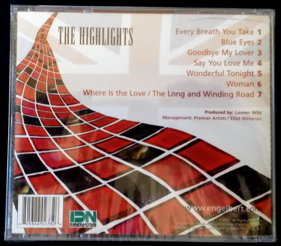 Engelbert Humperdinck - The Winding Road - The Highlights - New Seald CD Foto 4 de 4