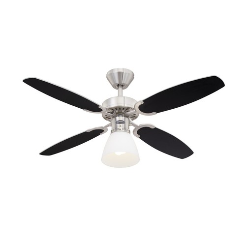 Ceiling fan light 105 cm 42" Westinghouse Capitol Brushed Steel with pull cord - Picture 2 of 2