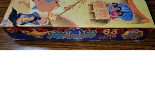 DISNEY'S ALADDIN 63 PIECE GIANT FLOOR PUZZLE 22" x 17" GOLDEN JIGSAW #5009 RARE! - Picture 3 of 7