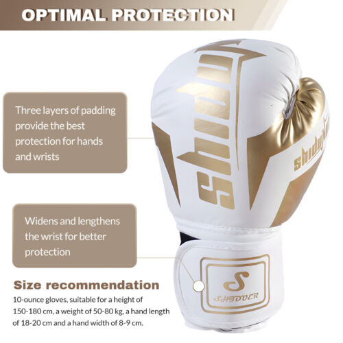 Pro Boxing Gloves Sparring Mitts Muay Thai Punching bag Kickboxing MMA Training - Picture 29 of 58