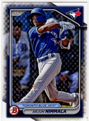2024 Topps Bowman Draft Baseball Arjun Nimmala No. BD-102 Toronto Blue Jays