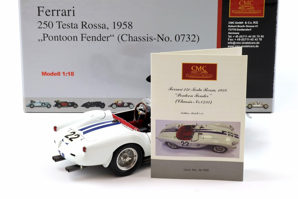 1:18 CMC Ferrari 250 Testa Rossa 1958 Pontoon Fender #22 1:18 CMC Ferrari 250 Testa Rossa 1958 Pontoon Fender #22