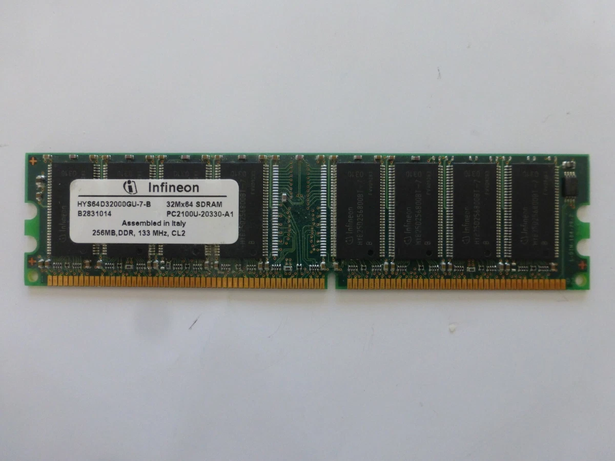 Infineon DIMM Computer Memory (RAM) PC-133 Bus Speed for sale | eBay