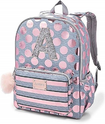 rose gold backpack for school