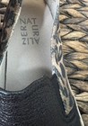 Naturalizer Slip On Loafers M•2 Women Black Leather Animal Leopard Print Sz 5.5M — photo 4