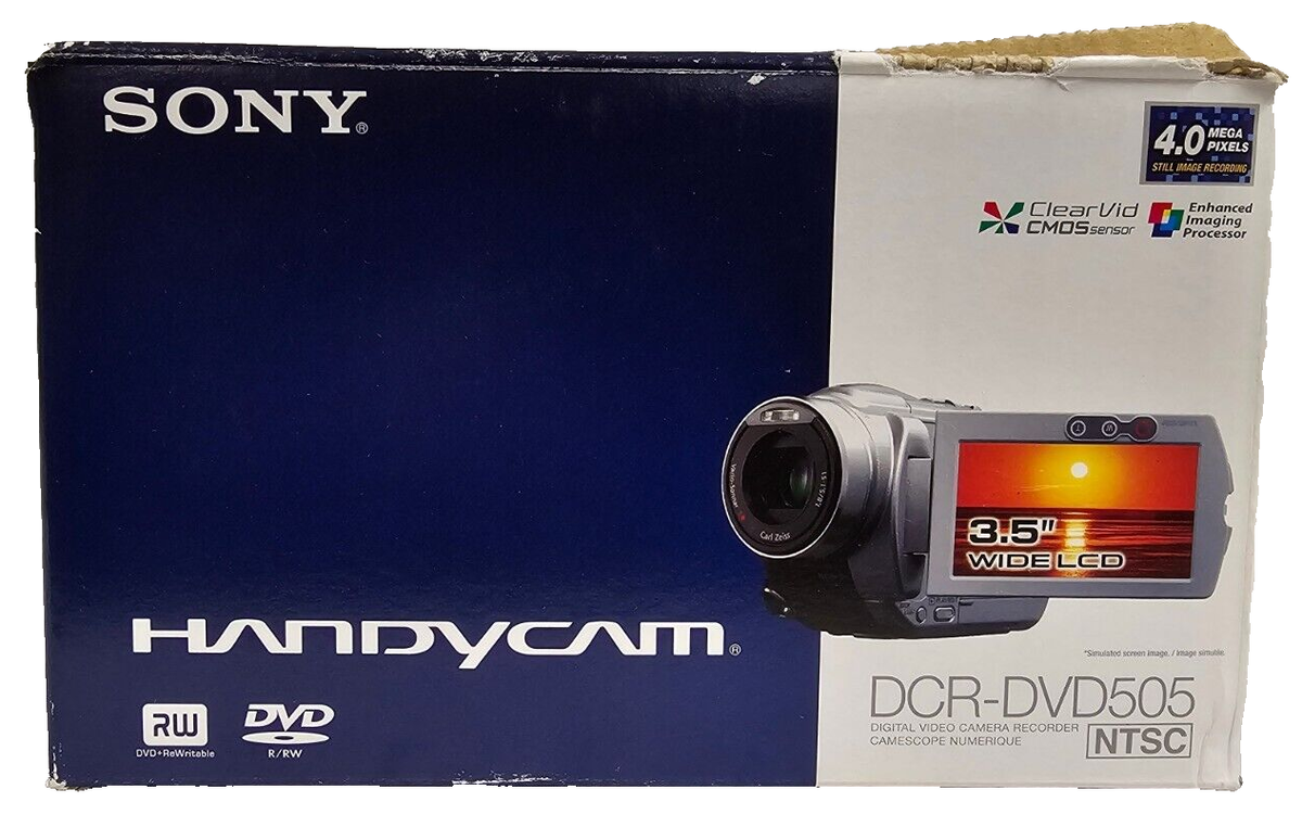 Sony Handycam DCR-DVD505 Mini DVD Camcorder with 10x Optical Sony Handycam DCR-DVD505 Mini DVD Camcorder with 10x Optical