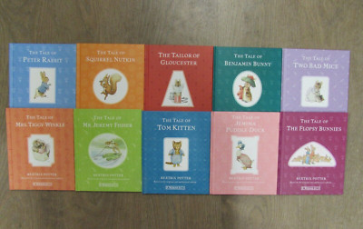 1-10 THE PETER RABBIT LIBRARY ** BEATRIX POTTER **  HARDBACK